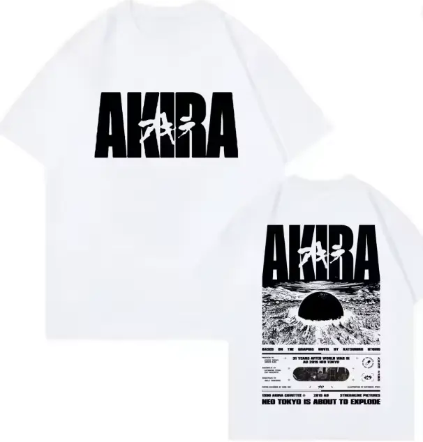 T-shirt graphique japonais de science-fiction pour hommes et femmes