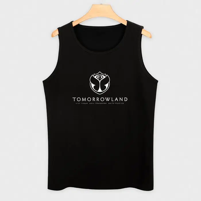 Tomorrowland-T-shirt de sport pour homme, haut en fibre précieux, festival