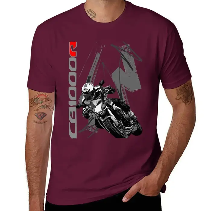 T-shirt graphique surdimensionné pour hommes