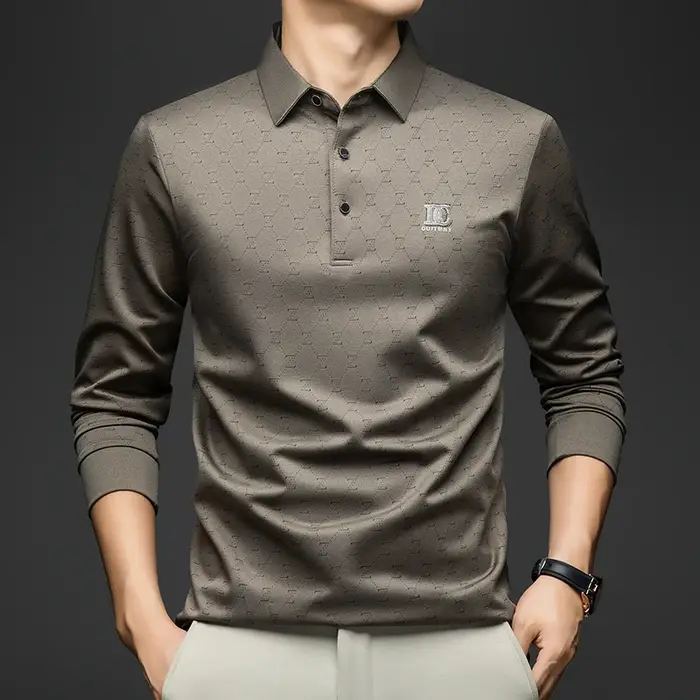 Chemises Polo Élégantes BROWON Printemps-Automne 2026 pour Hommes