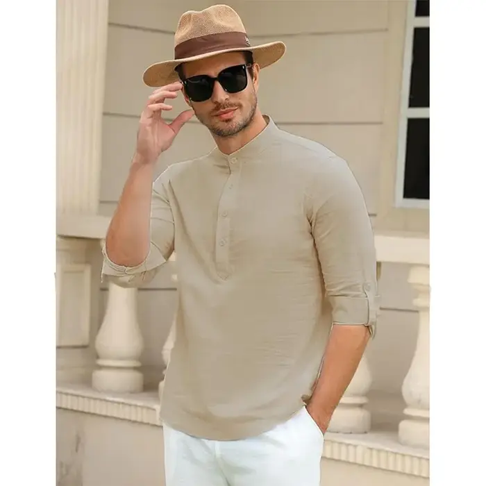 Chemises à manches longues pour hommes