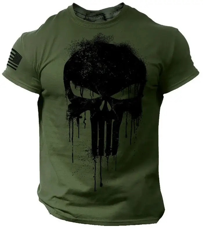 T-shirt pour homme, imprimé 3D