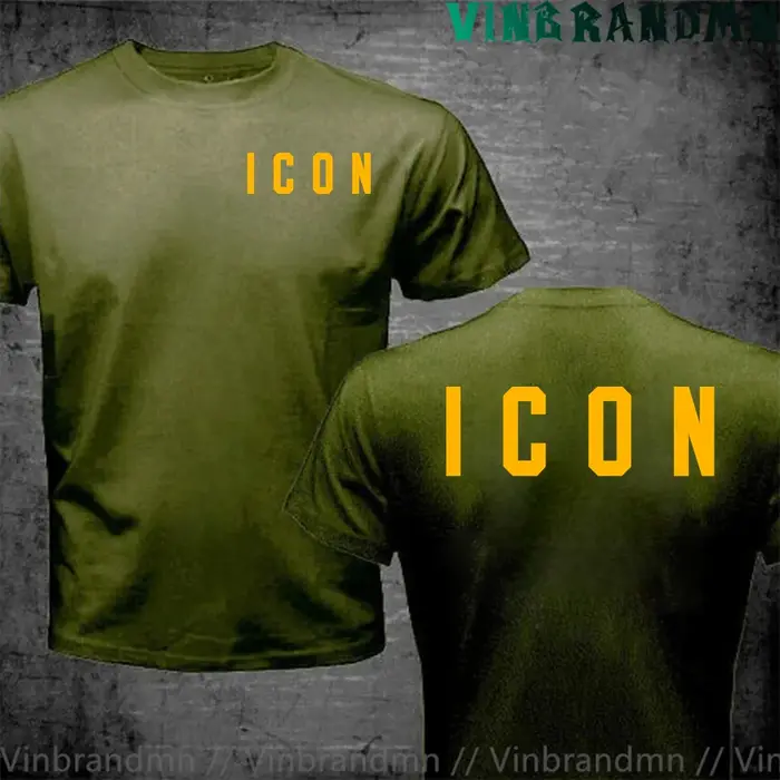 Drôle icône Logo T-Shirt hommes