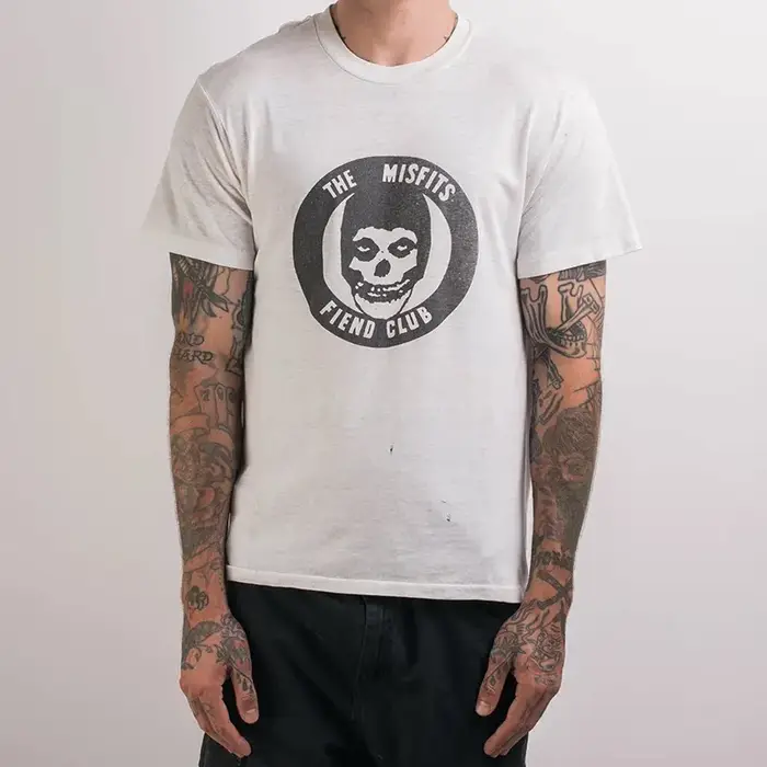 T-shirt décontracté Misfits Band Rock Hardcore Punk pour hommes et femmes