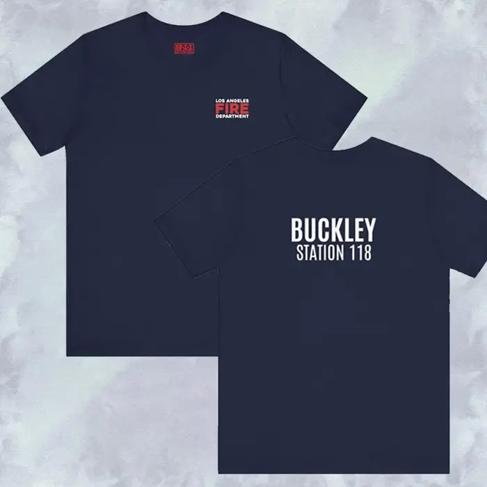 9-1-1 TV Show LAFD T-Shirt Evan Buckley Eddie Diaz Bobby Nash Hen Wilson Chimney Han Shirts Firefighter Tv