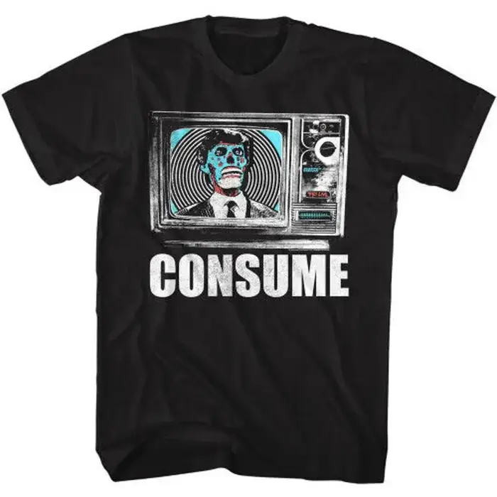 Ils vivent consume t-shirt noir