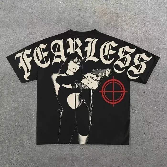 T-shirt de styliste Y2K Hip Hop pour hommes et femmes