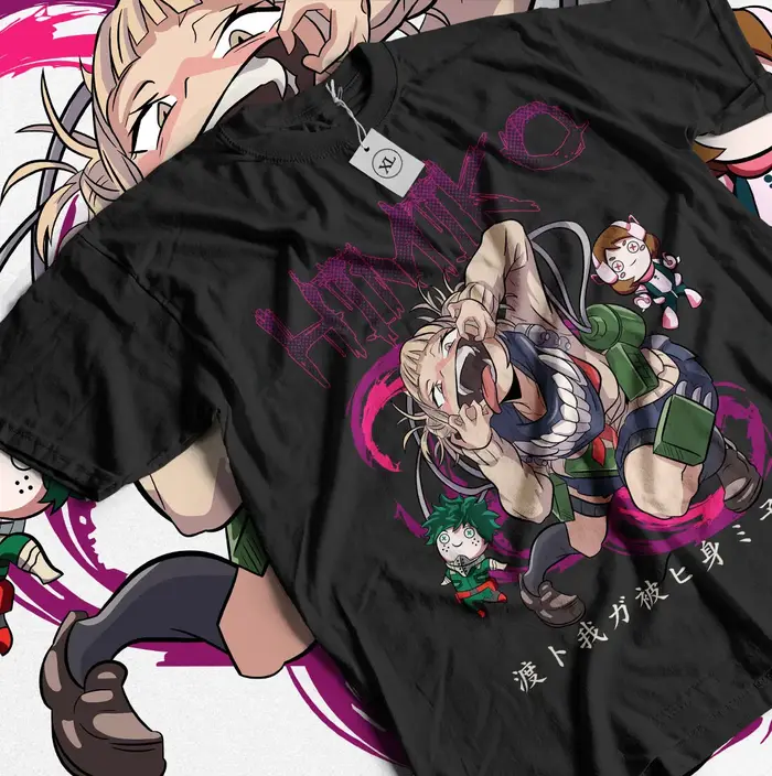 Himiko Toga chemise héros chemise Anime Cosplay Manga T-Shirt toutes tailles