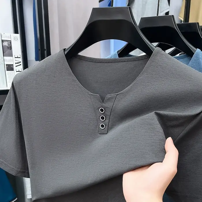 Chemise Henley pour homme