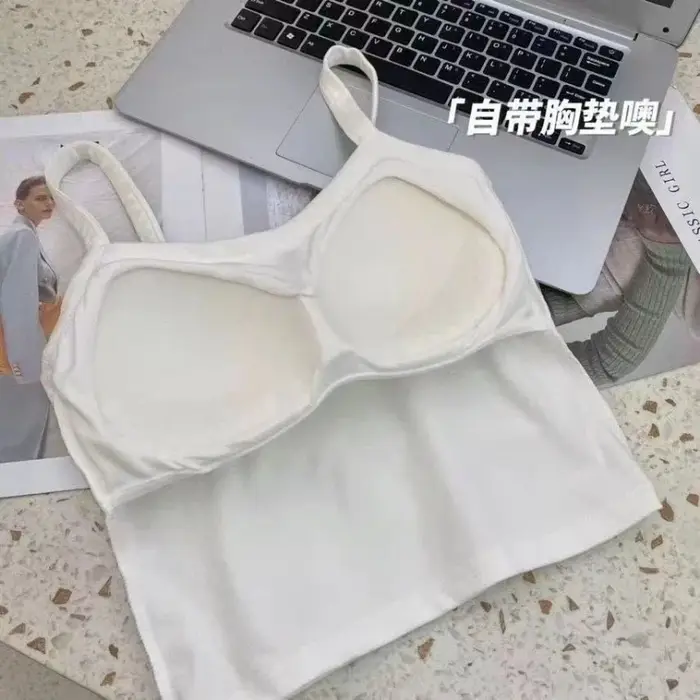 Crop Top Femme Sexy Sans Manches