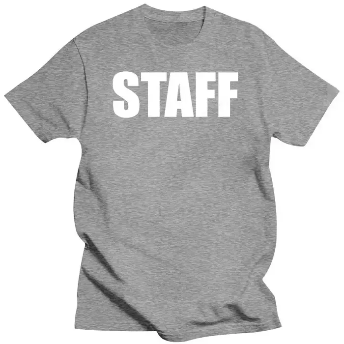T-shirt pour hommes, t-shirt drôle pour le personnel du personnel