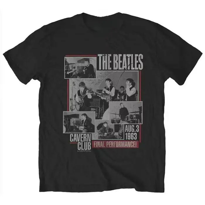T-shirt décontracté The Beatles 1962 The Cavern Club pour hommes et femmes