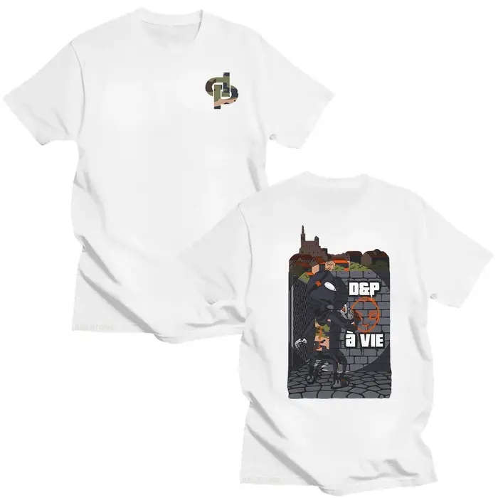 D & p À Vie Box T-Shirt rappeur JuL t-shirts hommes Style de rue pur coton