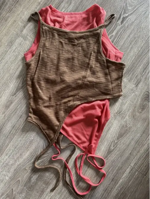 Débardeur gris pour femme