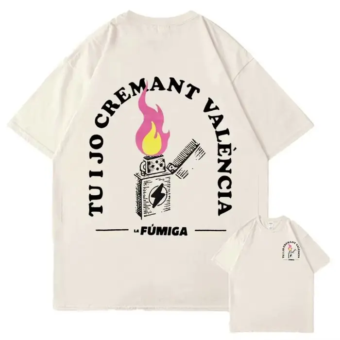 T-shirt La Fumiga Tu I Jo Cremant València pour hommes et femmes