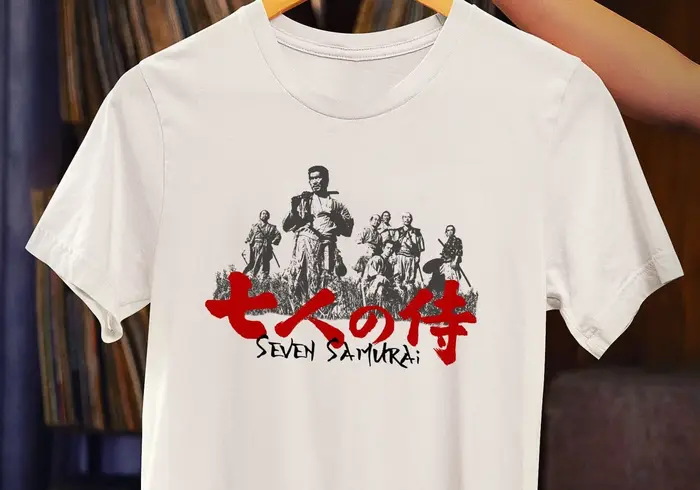 T-shirt Seven Samurai - Akira Kurosawa, film japonais, T-shirt pour hommes, été, nouveau, unisexe, H
