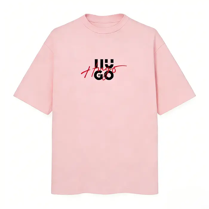 T-shirt Homme Décontracté Ample à Manches Courtes en Coton Pur, Tendance Rétro Haut de Gamme Personn