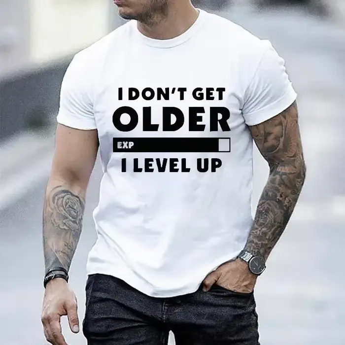 T-shirt décontracté à manches courtes pour hommes