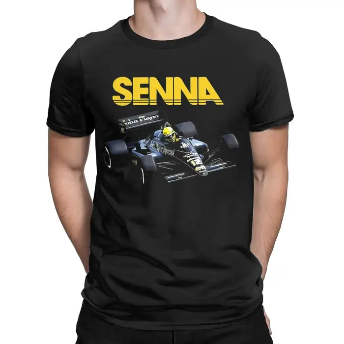 Ayrton Scannelle-T-shirt à manches courtes et col rond pour homme