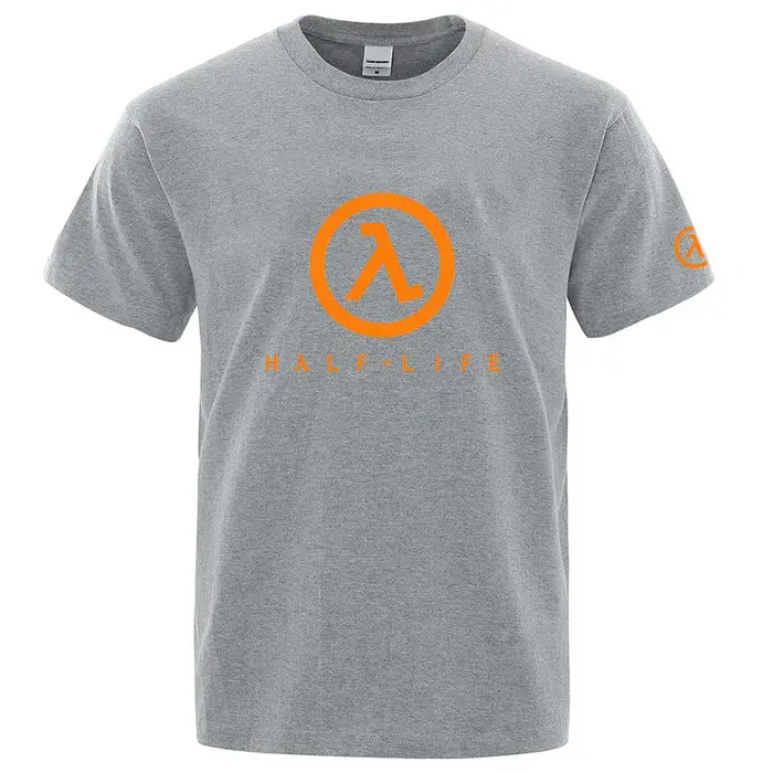 2025 Half Life Game 1998 été homme col rond haut décontracté mince coton à manches courtes nouveau T-shirt respirant à la mode