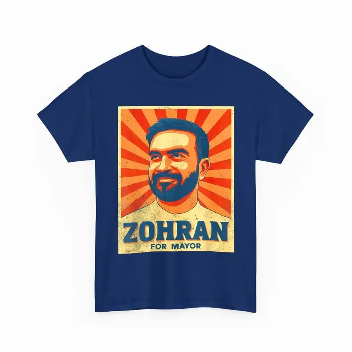 Zohran Mamdani pour Mayor Merch Chemise Imprimée