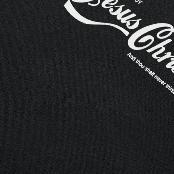 Profitez de jésus Christ le vrai roi chrétien drôle T-shirt foi prière graphique mode nouveau coton à manches courtes
