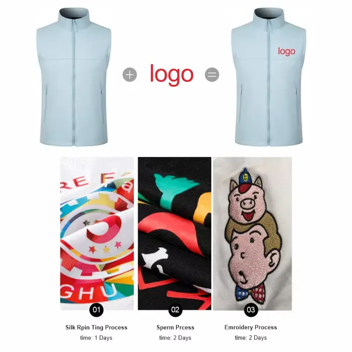 Nouveau Style doudoune Logo d'équipe personnalisé veste sans manches décontractée motif imprimé manteau résistant au froid texte de marque d'entreprise ELIKE