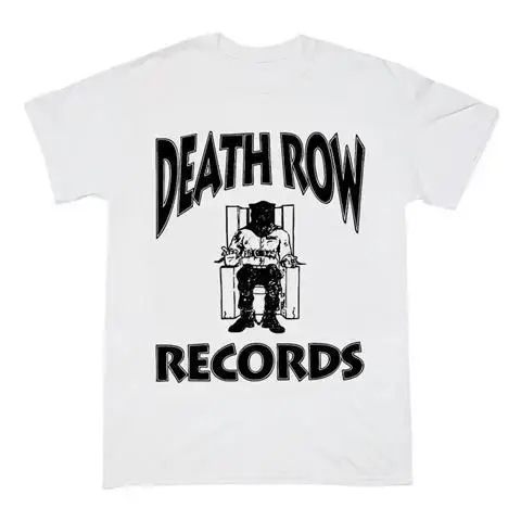 Death Row Records – T-shirt graphique Hip Hop Vintage pour hommes et femmes