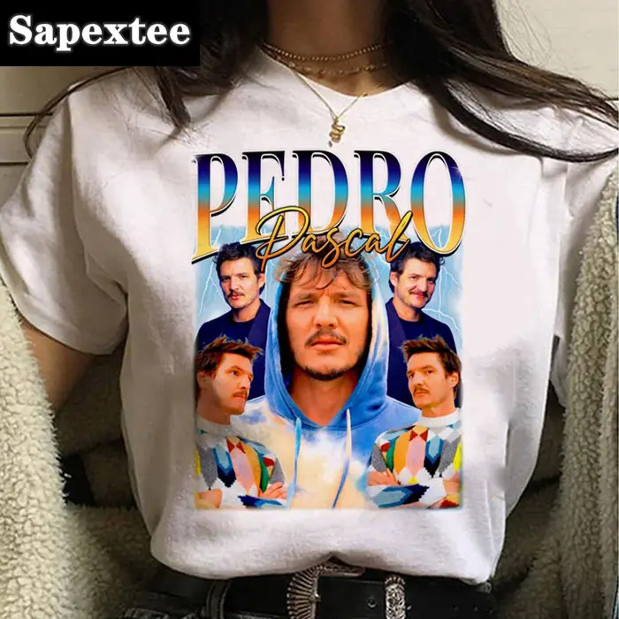 Pedro Pascal t-shirts femmes Y2K haut femme harajuku années 2000 vêtements