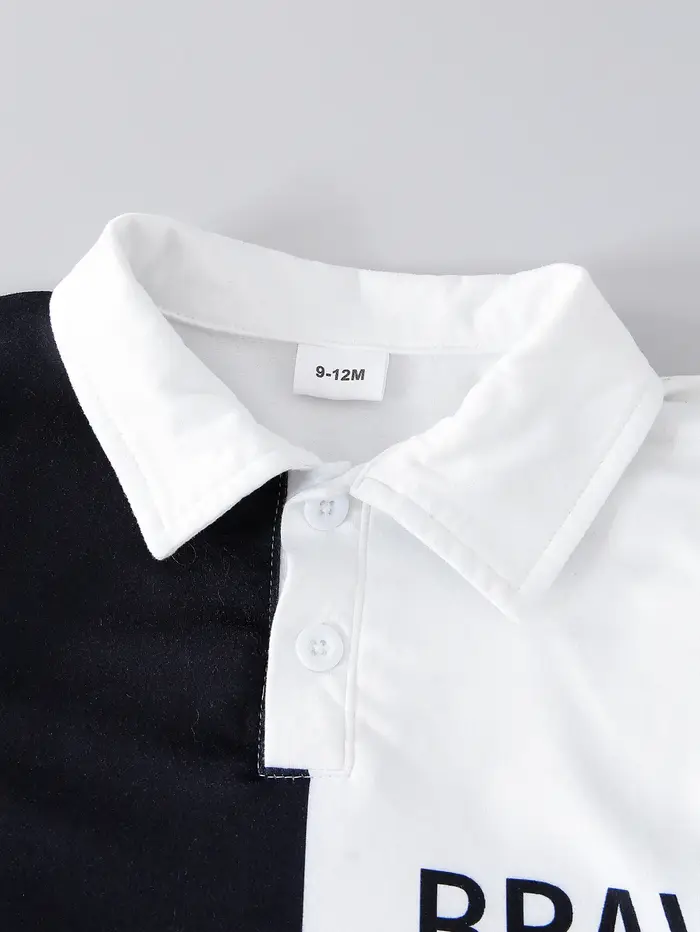 Ensemble polo à carreaux d'été pour garçons