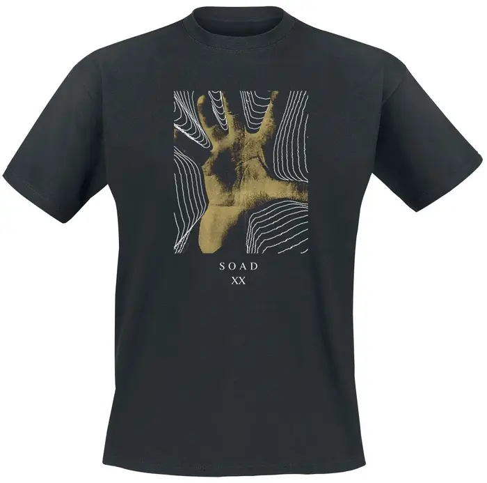 T-shirt imprimé SOAD XX Anniversaire du groupe System of A Down, 100% coton, unisexe, pour fans de g