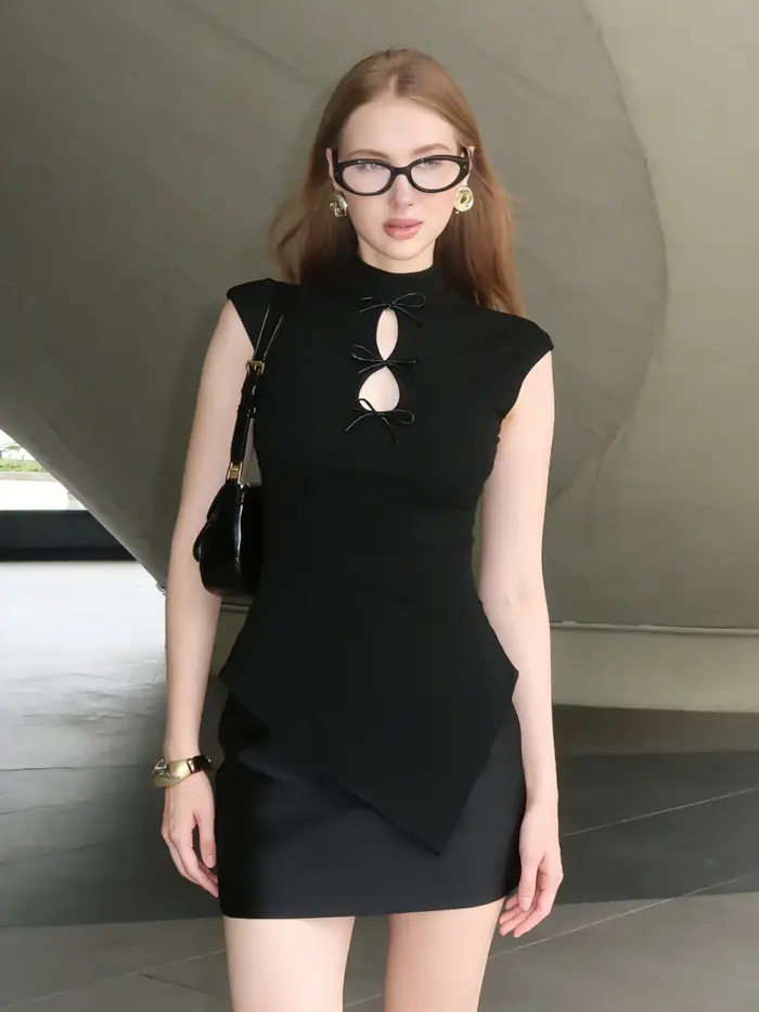 Haut Y2K sexy et décontracté pour femme
