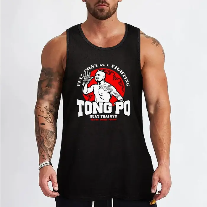 TONG bagMUAY THAI FIGHTER-T-shirt de combat contre les coups de feu