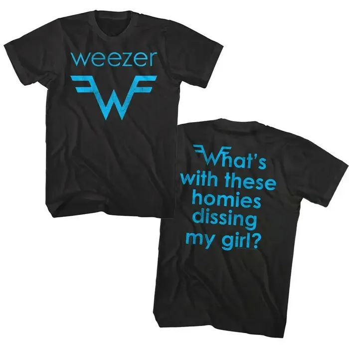 Weezer T-Shirt quel est avec ces maisons dissisant ma fille t-shirts été hommes et femmes