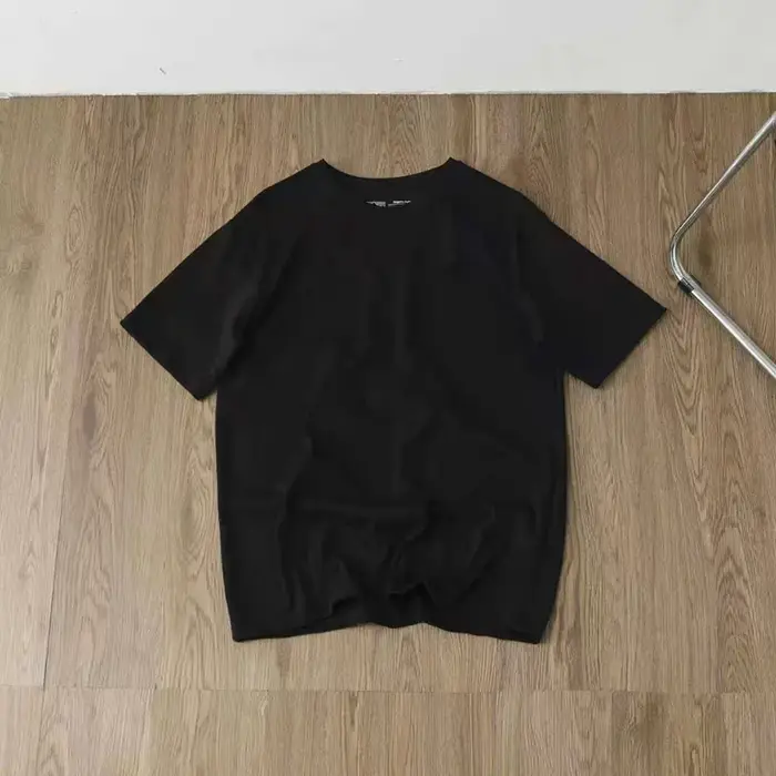 T-shirt pour homme de haute qualité, élégant et stylé, décontracté et tendance, couleur unie, imprim
