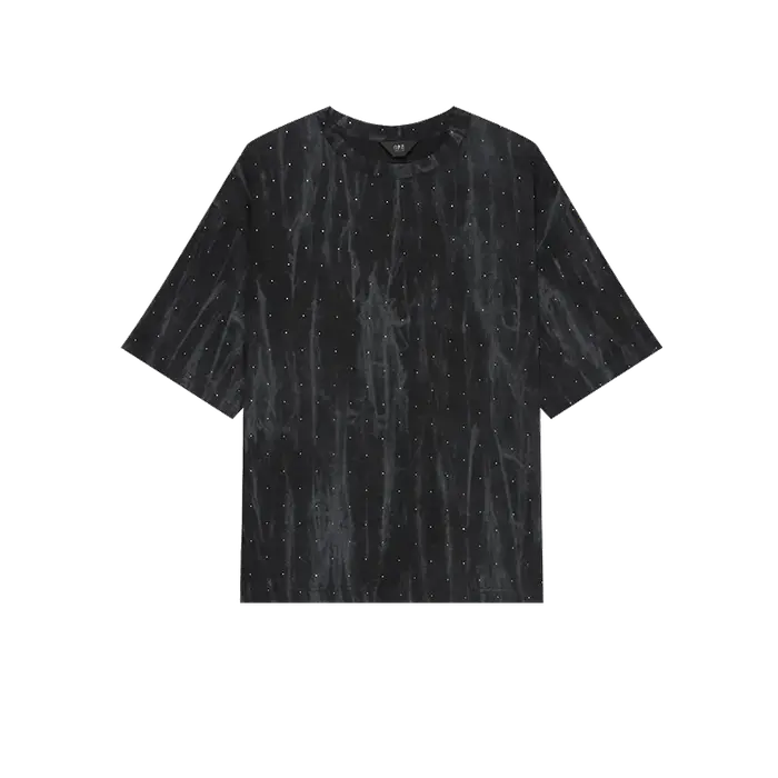 LOUIS YAO T-shirt femme 2025 été décontracté col rond couleur contrastante ample manches courtes tex