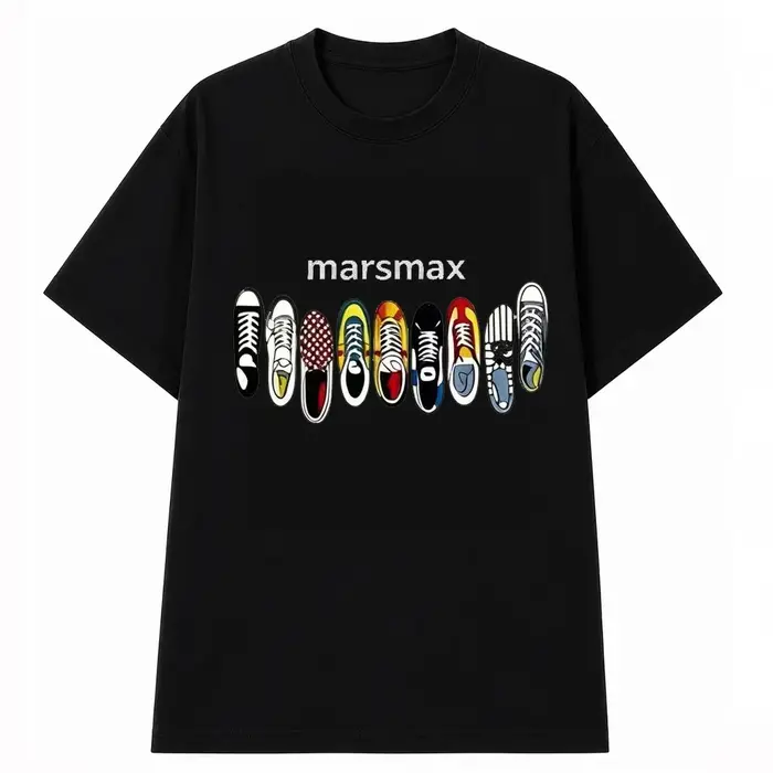 T-shirt tendance pour homme en coton 100% Mars Max Print