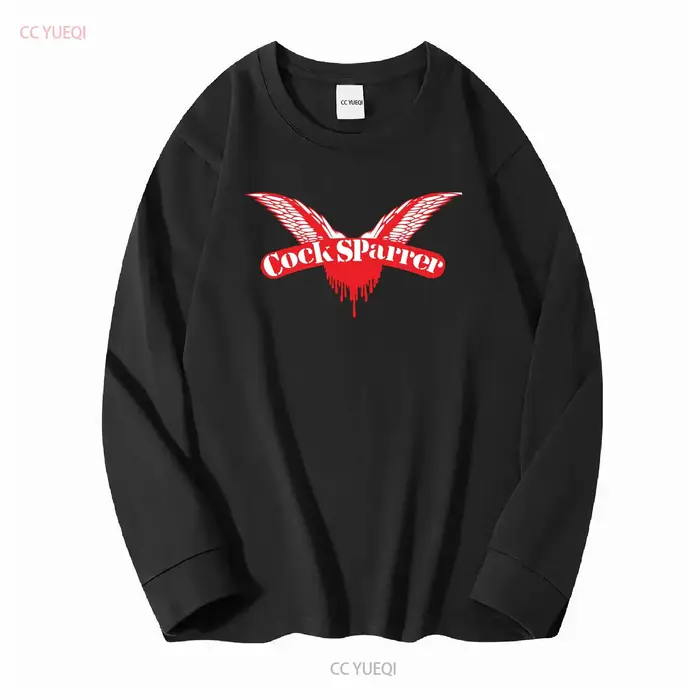 COCK SPARRER LOGO t-shirt noir S XXL Skinhead Oi Punk dernier station 4 peaux vintage lavé légèrement polyvalent décontracté