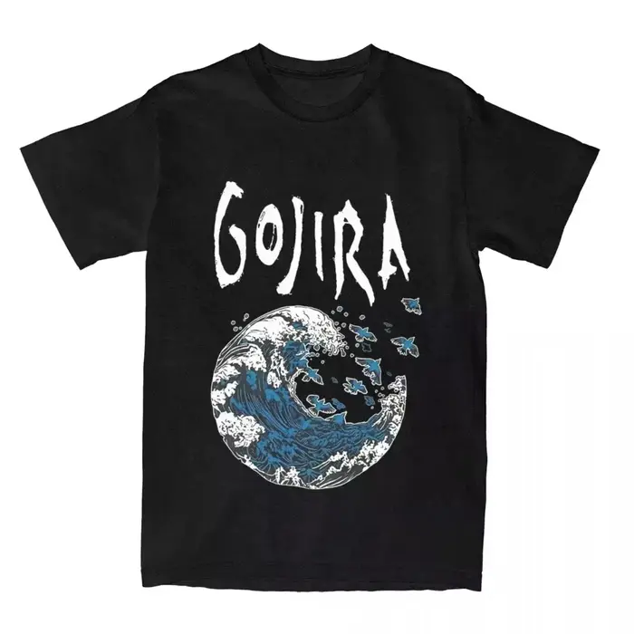 T-shirt en coton avec motif Tree of Life Gojira Band