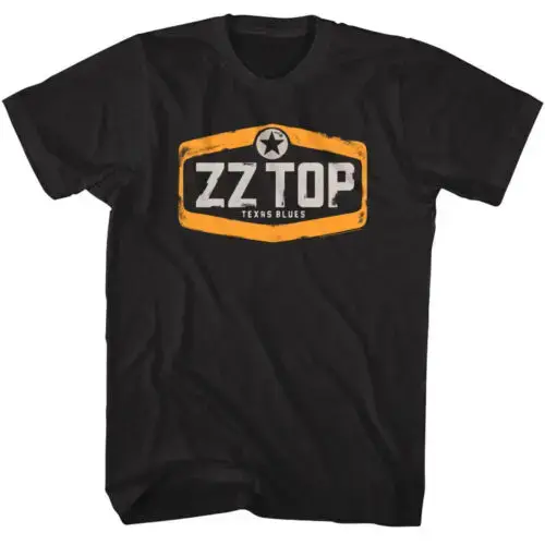 ZZ Top Texas Blues T-Shirt Homme, Garage Album, Rock Band, Interdit Tour Merch