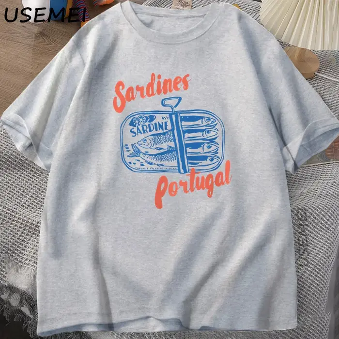 Sardines poisson étamé T-Shirt Portugal