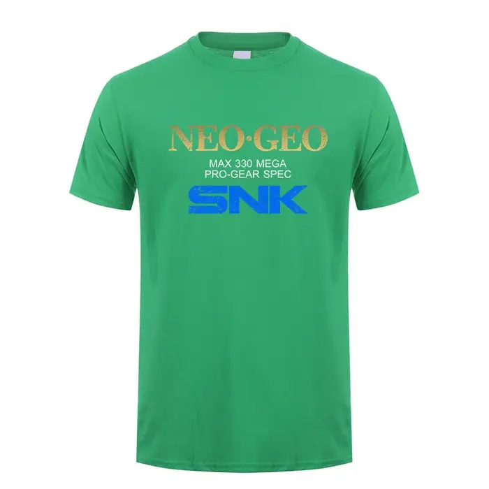 Neo Geo Pro Gear Spec t-shirt été hommes femmes coton à manches courtes Neo Geo T-shirts homme haut 