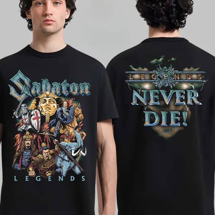 T-shirt unisexe Sabaton en coton 2026