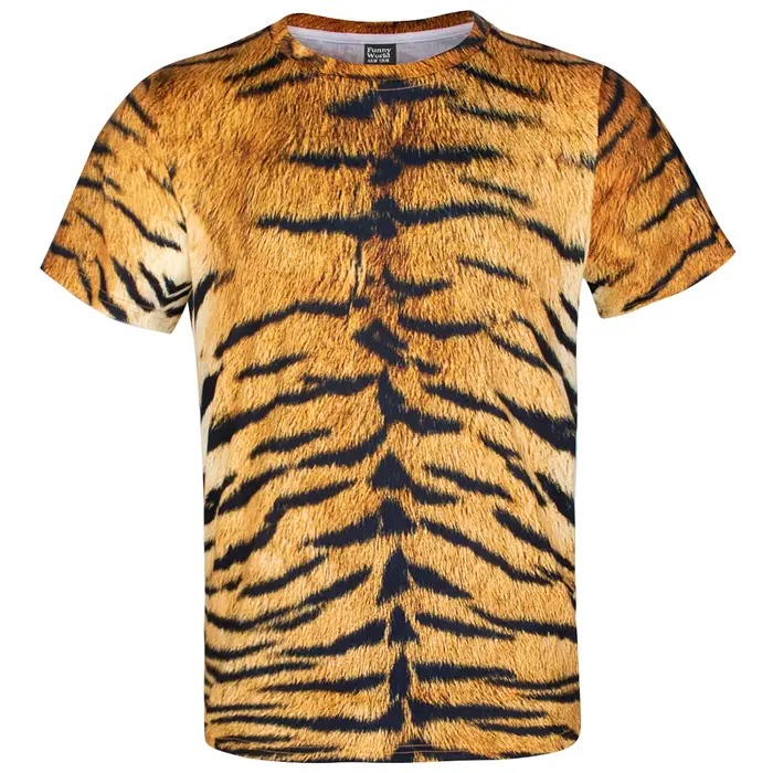 T-shirt pour homme, t-shirt Captain, hauts à manches courtes d'été, imprimé 3D tigre, léopard, zèbre