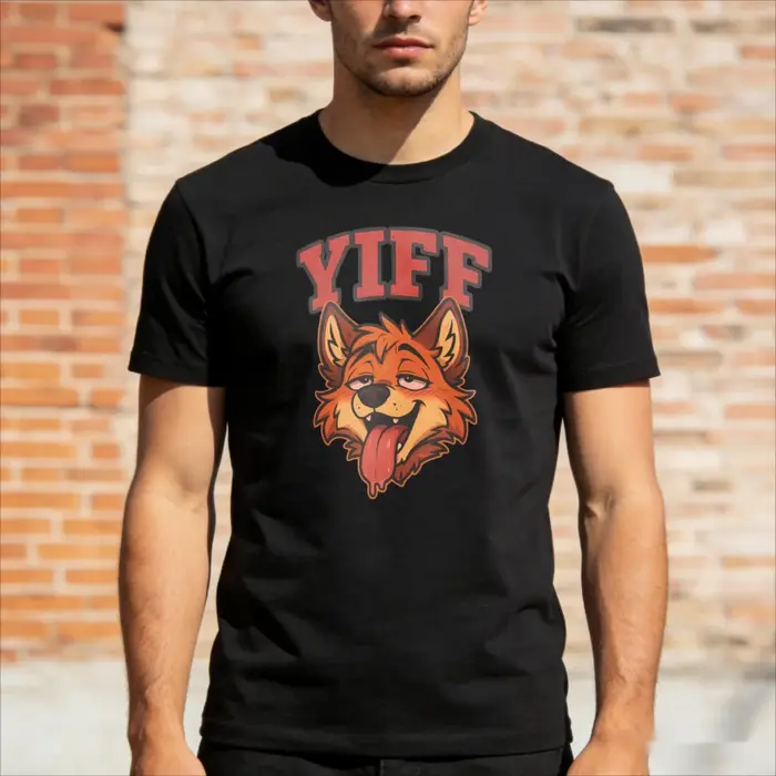 T-shirt graphique Hot Fox Furry Yiff Fox