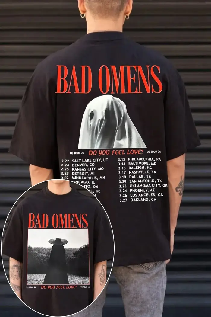 Bad Omens Band – t-shirts en coton pour hommes et femmes
