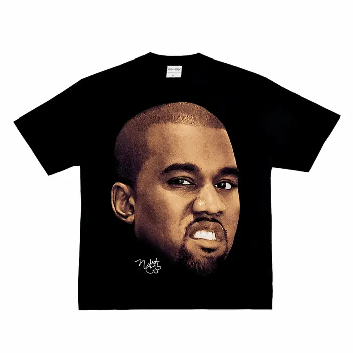 T-shirt graphique Kanye West en coton premium