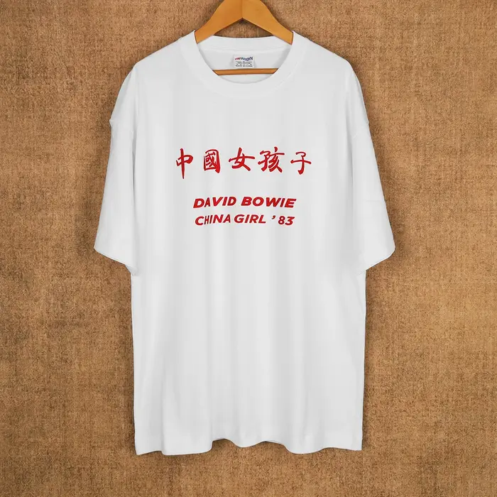 T-shirt graphique China Girl David Bowie pour hommes et femmes