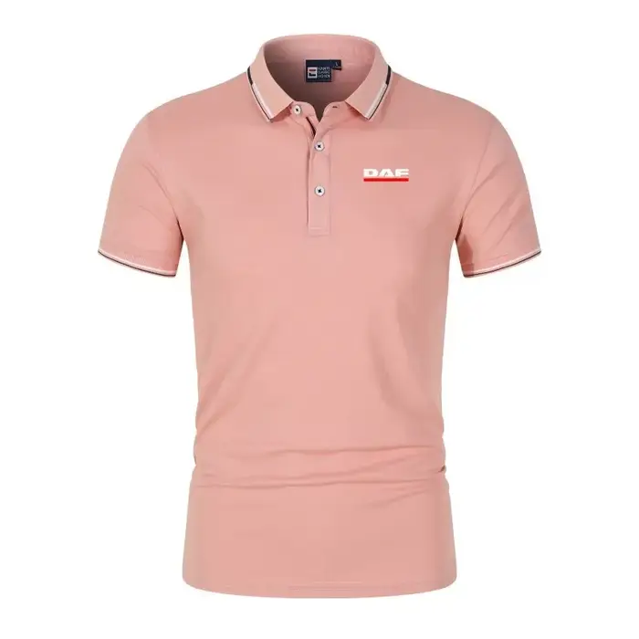 Polo décontracté à manches courtes pour homme