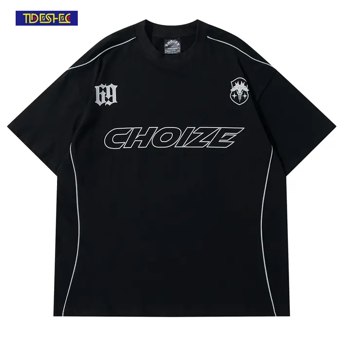 T-Shirt Surdimensionné à Manches Courtes pour Homme